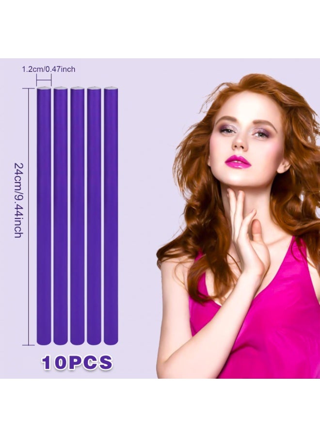 مكواة تجعيد الشعر، عبوة من 10 بكرات، إسفنجة تجعيد مرنة - Image 2